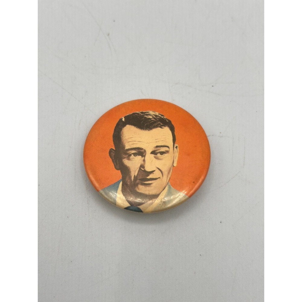 Vintage 1970s John Wayne‎ Button Pin